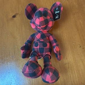 Red Buffalo plaid Mickey Mouse AE